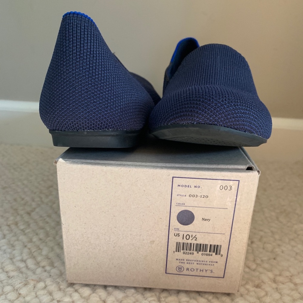 Rothy’s Women’s Size 10.5 Navy Blue Flats
